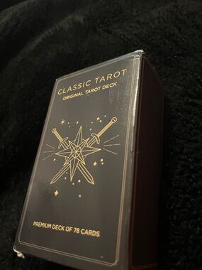 Classic Tarot Deck in Black and Gold